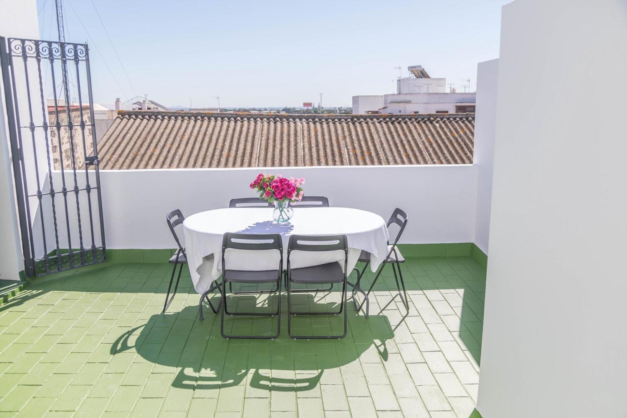 Ferienwohnung El Teatro Atico Con Terraza El Puerto de Santa María Exterior foto