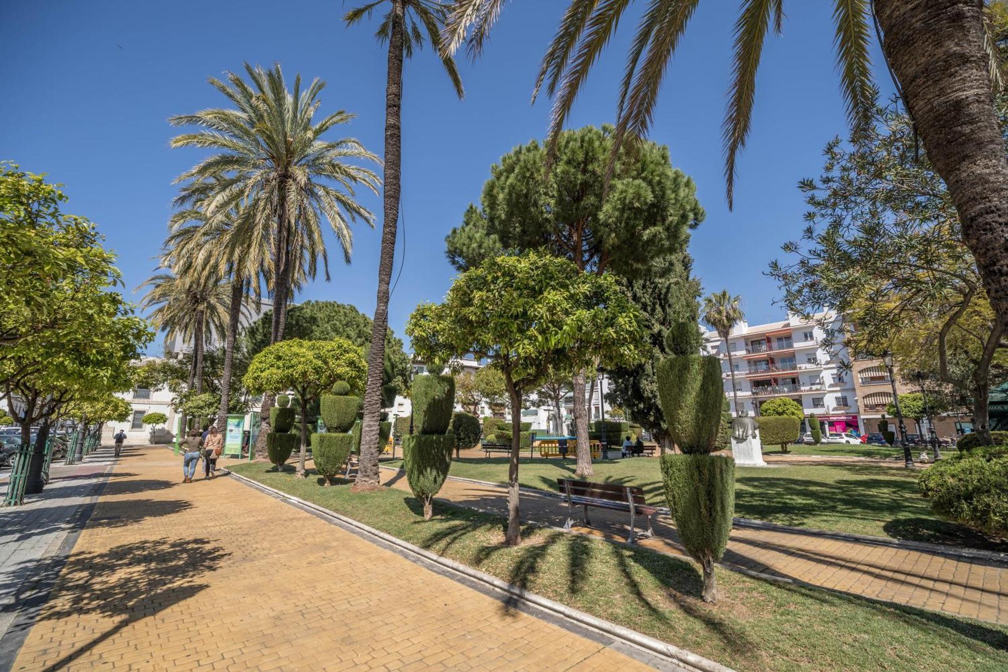 Ferienwohnung El Teatro Atico Con Terraza El Puerto de Santa María Exterior foto