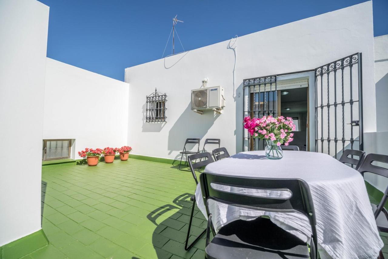 Ferienwohnung El Teatro Atico Con Terraza El Puerto de Santa María Exterior foto